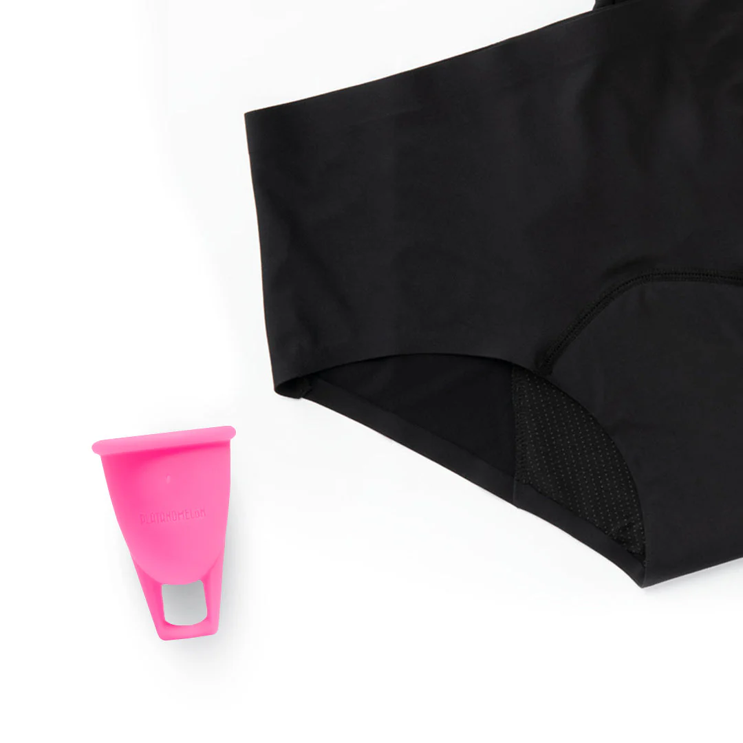 Kiwitas Comfy + Copa menstrual Greta
